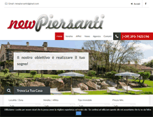 Tablet Screenshot of newpiersanti.it